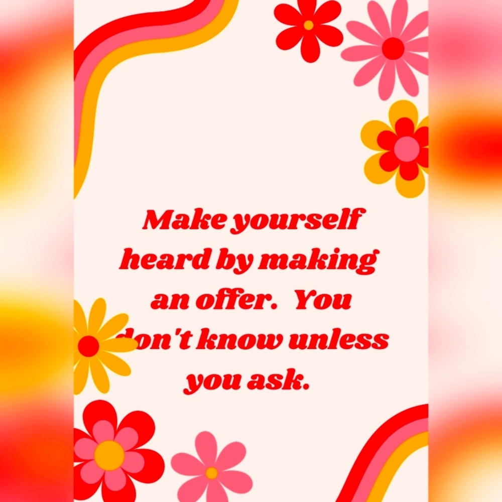 I'm listening...